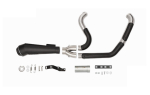 TURNOUT EXHAUST SYSTEM “FIGHTER” FOR TOURING - 17-24 WITH EURO 5 EC TYPE APPROVAL